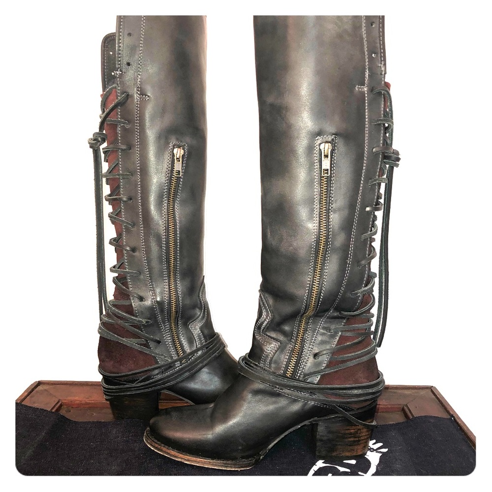 Freebird - Coal Black Boots